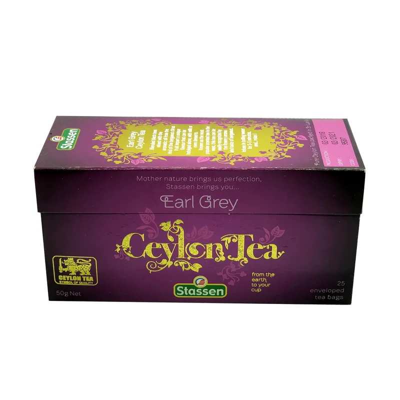 Čaj Crni Cejlonski Earl Grey Stassen 50 g