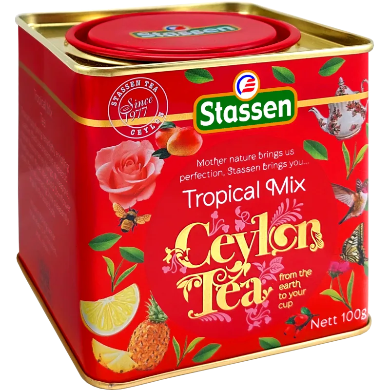 Čaj Tropski Mix Limenka100 g Stassen