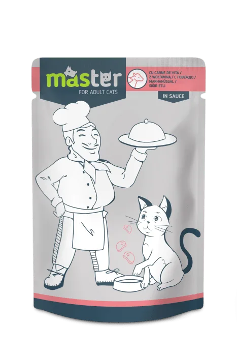 Master Sos Za Mačke Govedina 80 g