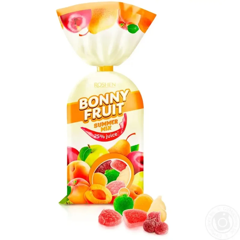 Roshen Žele Bombone Letnji Voćni Mix 200 g