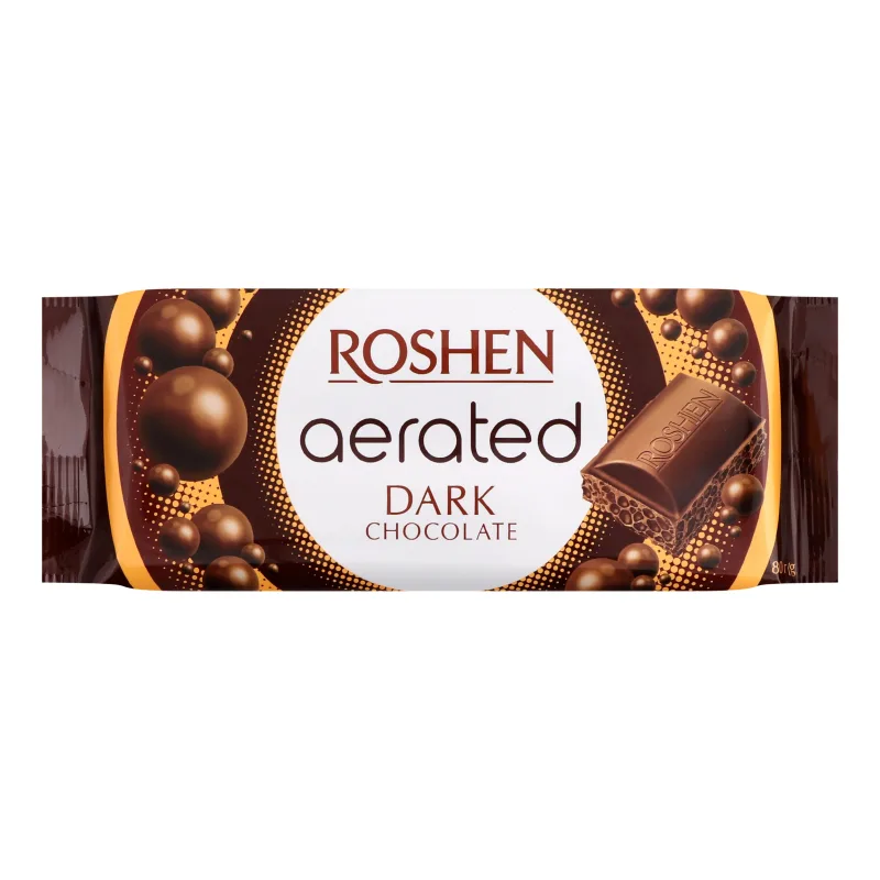 Čokolada Air Crna 80 g Roshen