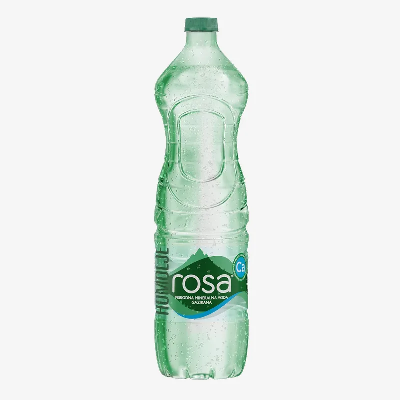 Voda Rosa Gazirana 1,5 l 5+1 Gra
