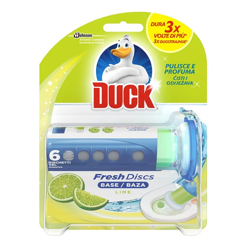 Wc Gel Duck Disk 36 ml Lime Johnson