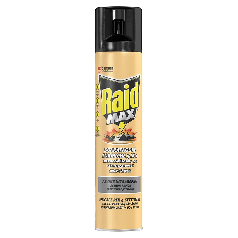 Sprej Protiv Gmižućih Insekata Raid 300 ml