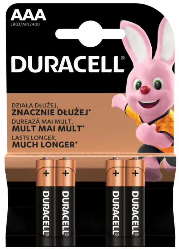 baterija duracell basic AAA 4kom duralock nelt