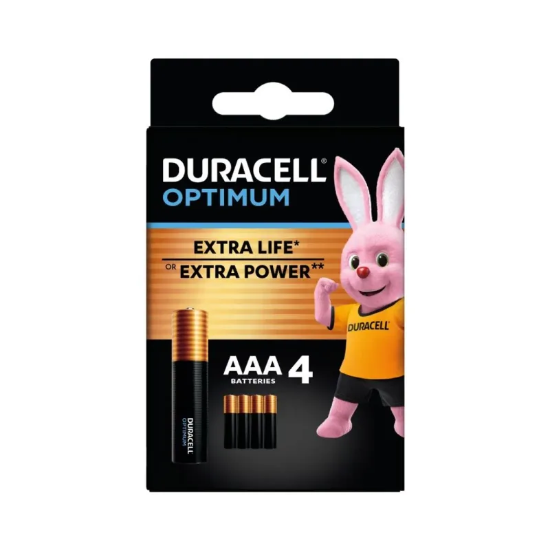 baterije duracell optimum AAA 4 kom nelt