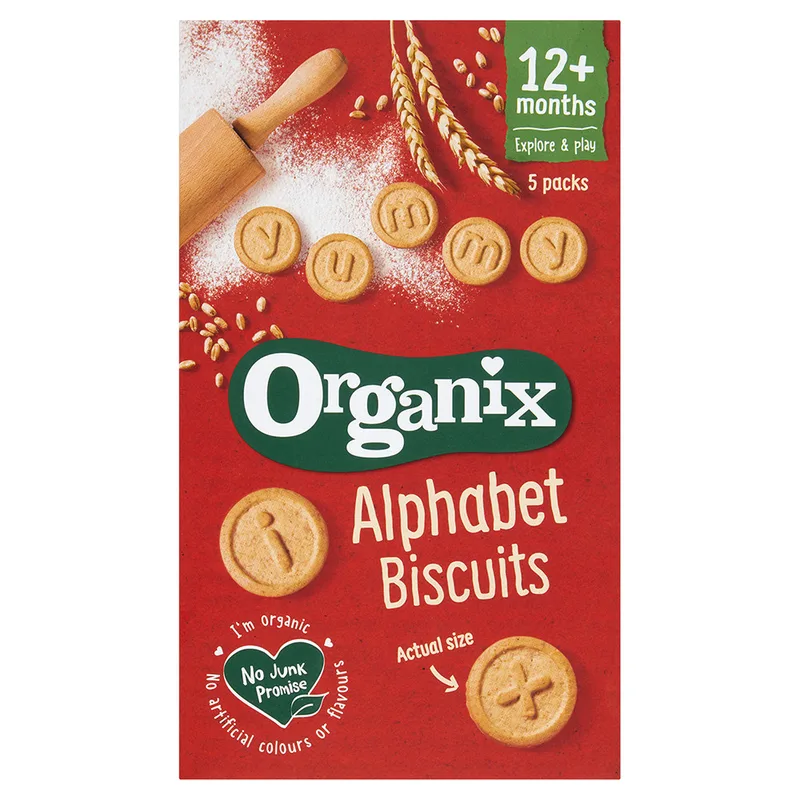Keksići Org Alfabet12m+25 g Organix