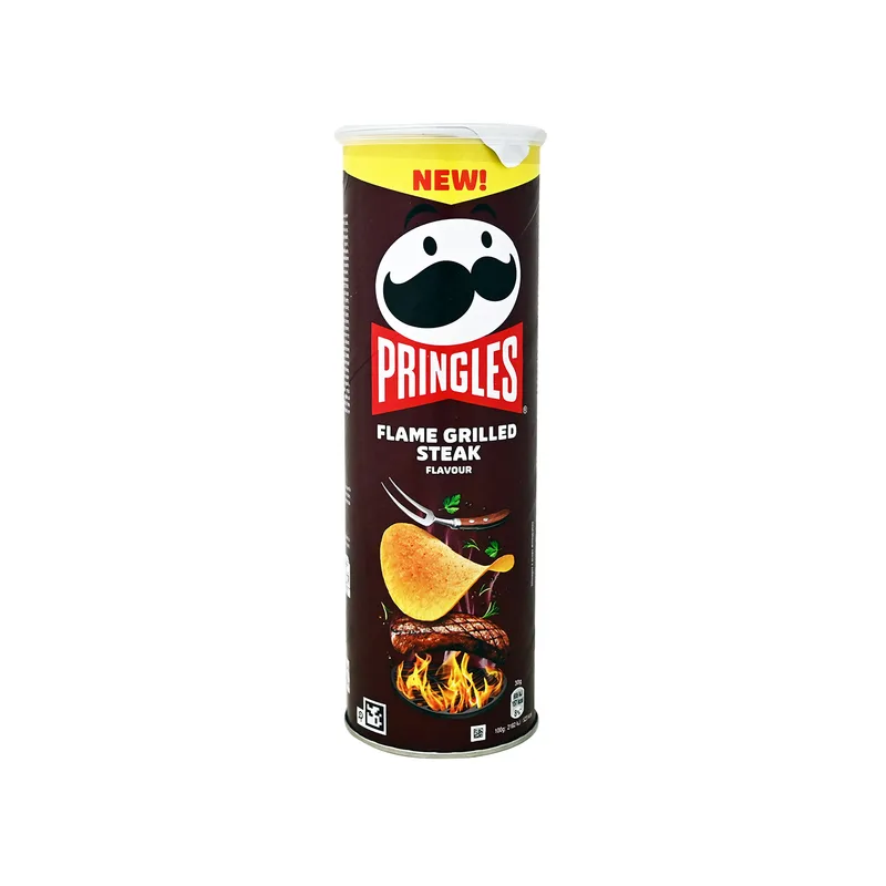Cips Pringles Biftek Na Zar.165 g