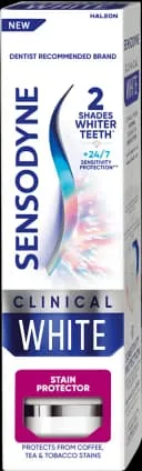 Zp Sensod Clin Whi Stain Prot 75 ml