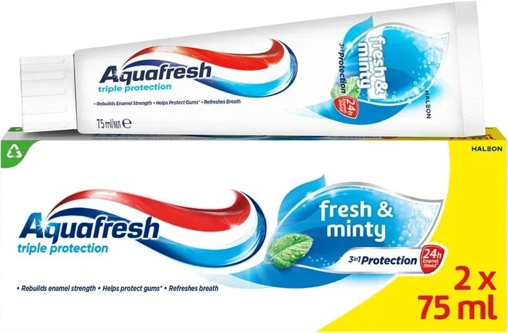 2x75 ml Aqf Pasta Fresh&minty