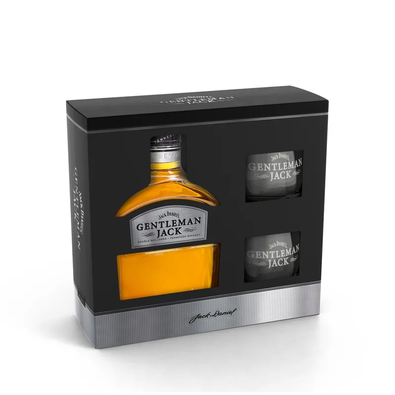 Gentleman Jack 0,7 l+2 Case