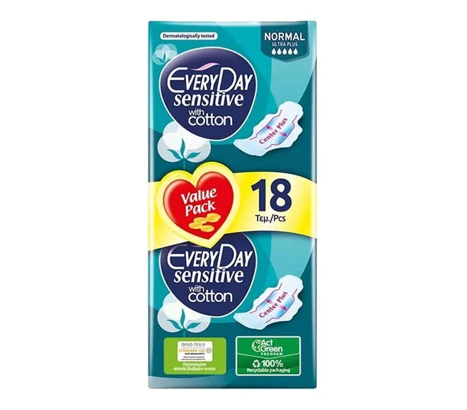 Ul Every Day Ultra Plus Sensitive Normal 18/1