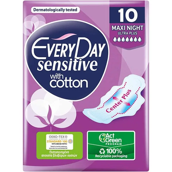 Ul Every Day Ultra Plus Sensitive Max Normal 10/1
