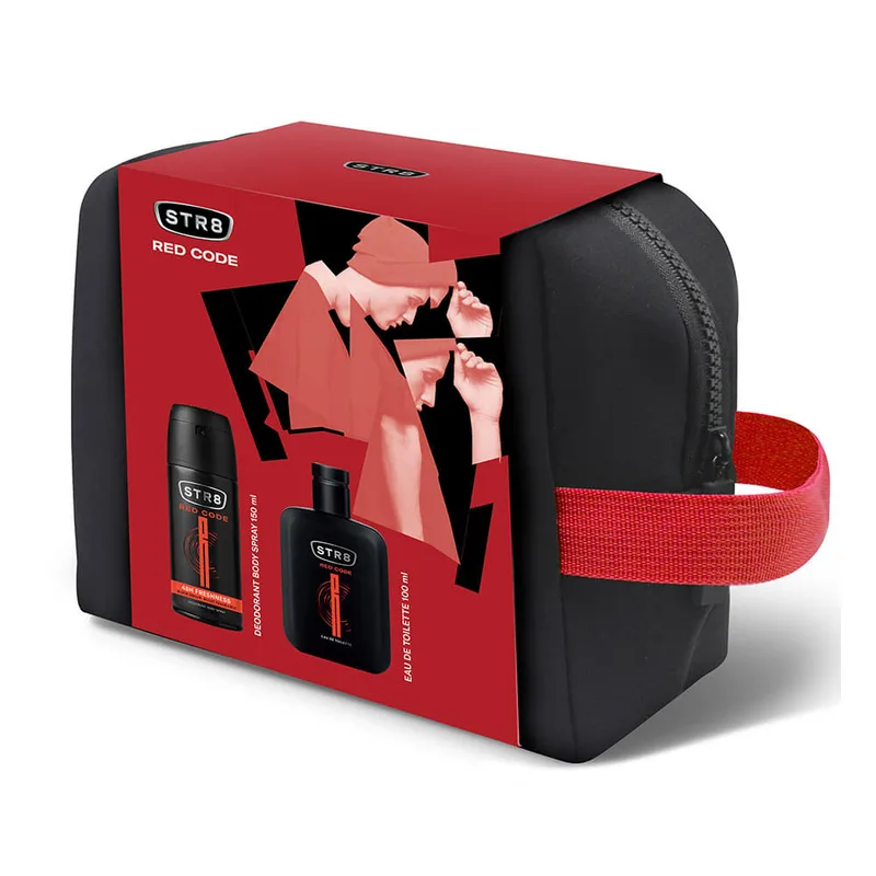Str8 set (edt100+deo+neseser) Red Code