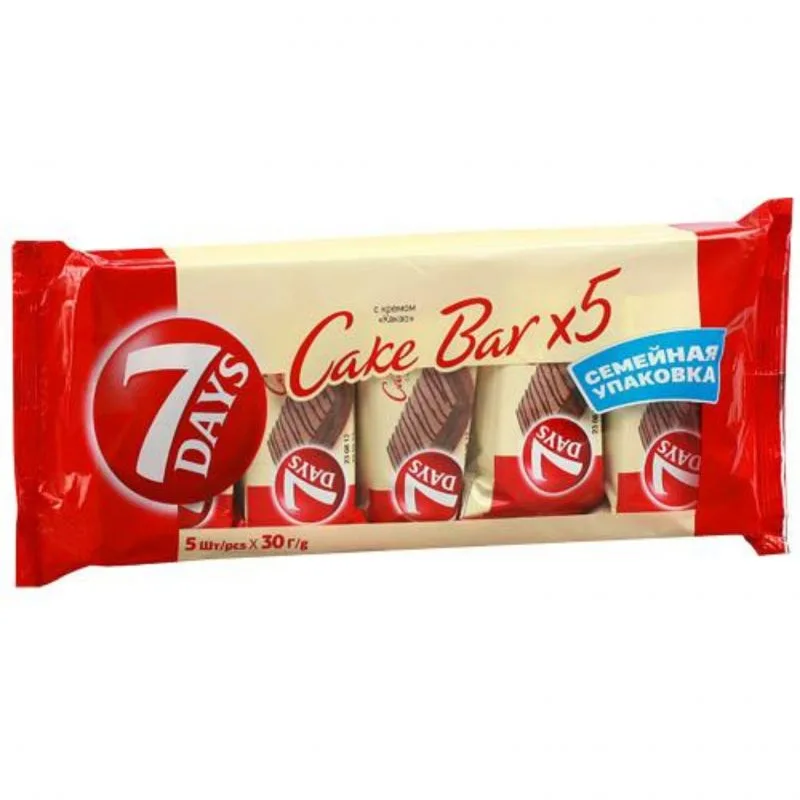 7days Cakebar Kakao 30 g/50 5ea/F