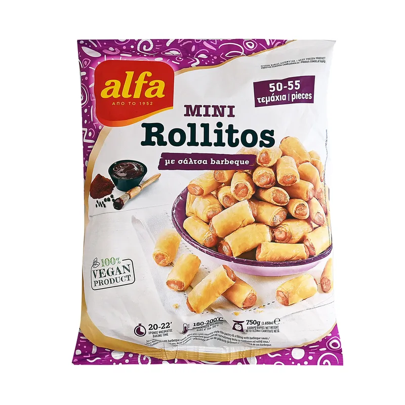 Smrznute Rolnice Mini Roštilj Alfa Foods 750 g