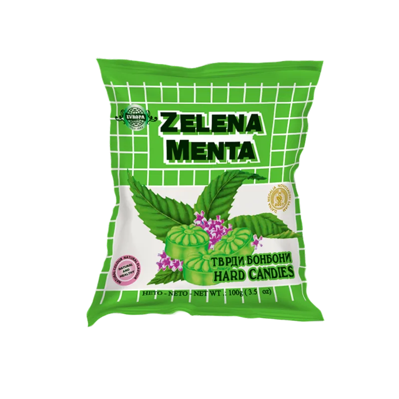 Evropa zelena menta bombone 100 g DUCLA