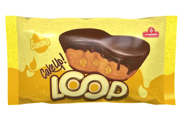 Biskvit Loop Cake Banana Vitaminka 47 g