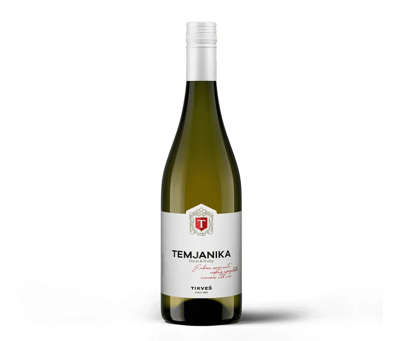Vino Belo Temjanika 0,75 l Tikveš