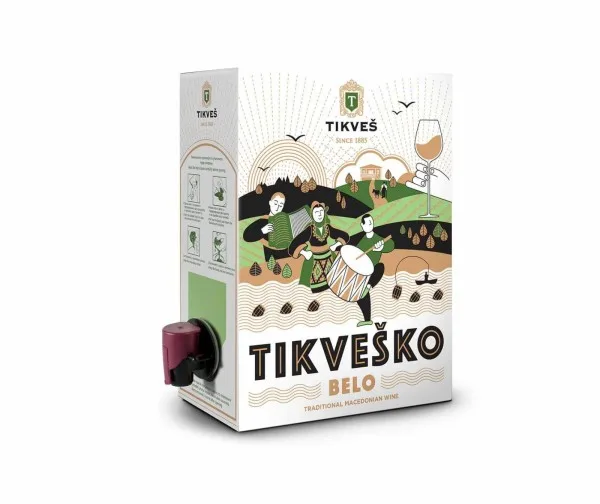 3 l Tikvesko Belo Bib