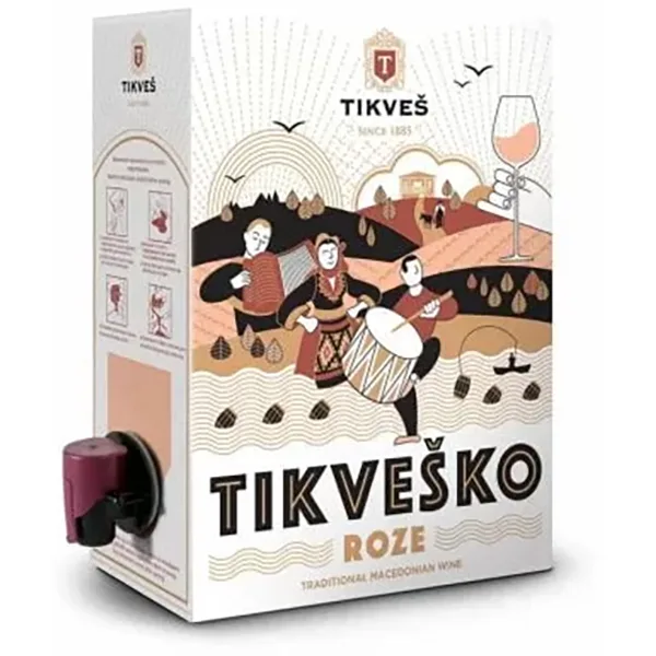 3 l Tikvesko Roze Bib