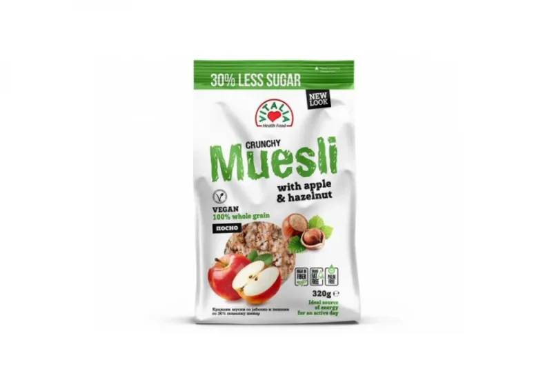 Musli Crunchy Lešnik&jabuka Vitalia 320 g