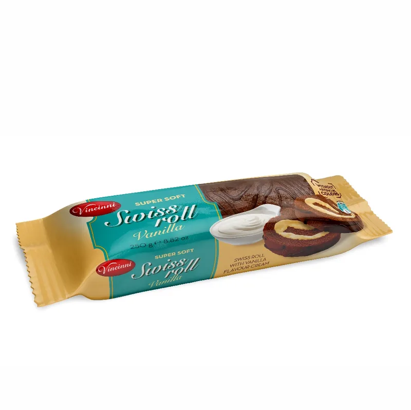 Rolat Vincinni Swiss Roll Vanila 250 g