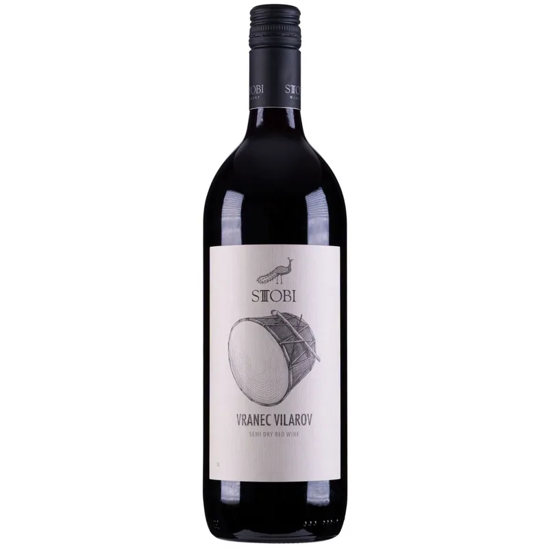 Vino Crv Kv Vranac 1 l Stobi