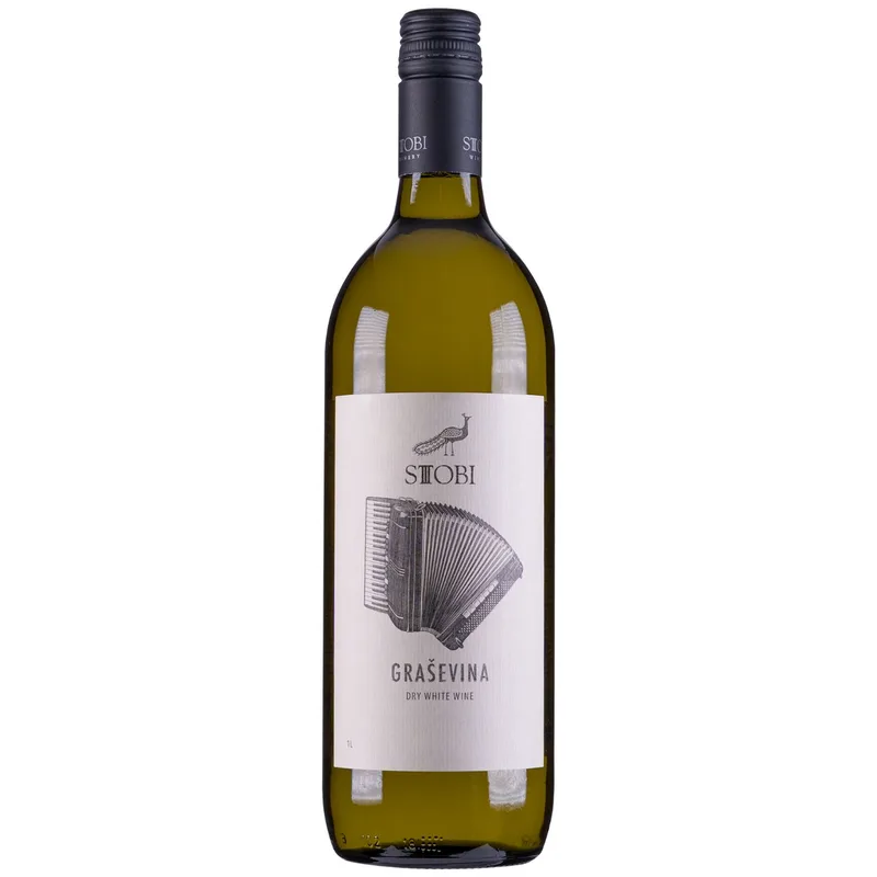 Vino Belo Kv Graševina 1 l Stobi