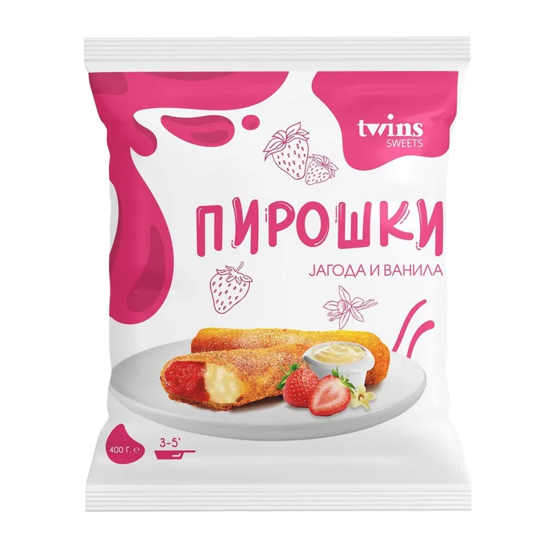 Twins-Poh.palacinke sa nadevom od jagode i vanile 400 g