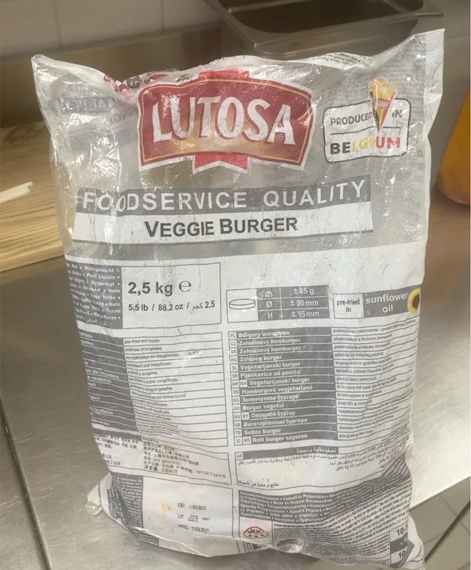 Burger Veggie Sa Povrćem Lutosa Rf