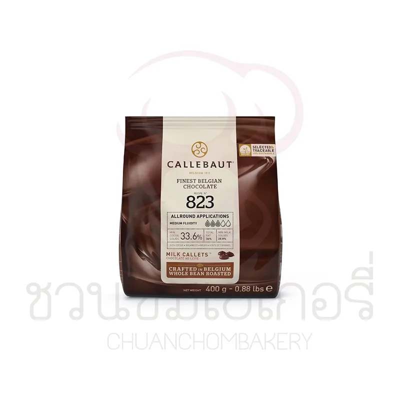 Čokolada Callebaut 400 g Mlečna Granule 10412