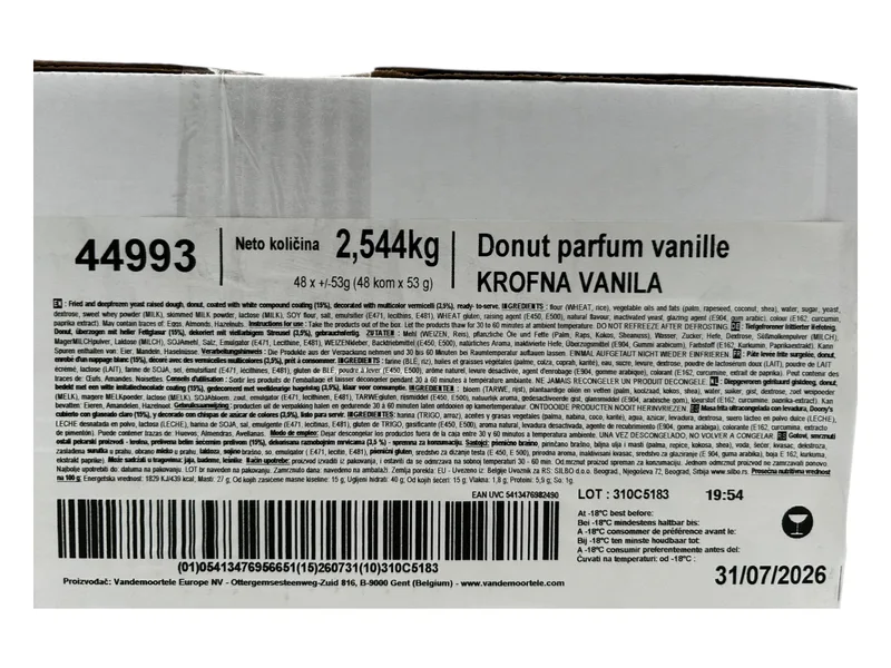 Krofna Vanila 53 g