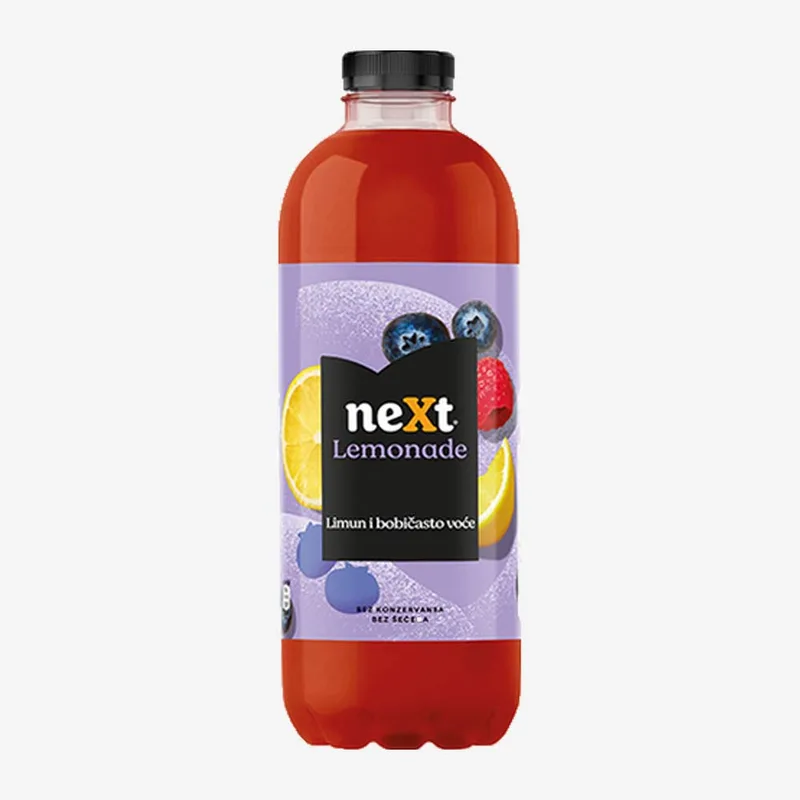 Next Lemonade Limun I Bobičasto Voće Zero 1,25 l