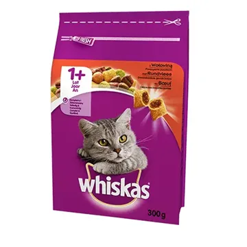 Whiskas hrana za macke briketi adult govedina i sargarepai kroketi 300