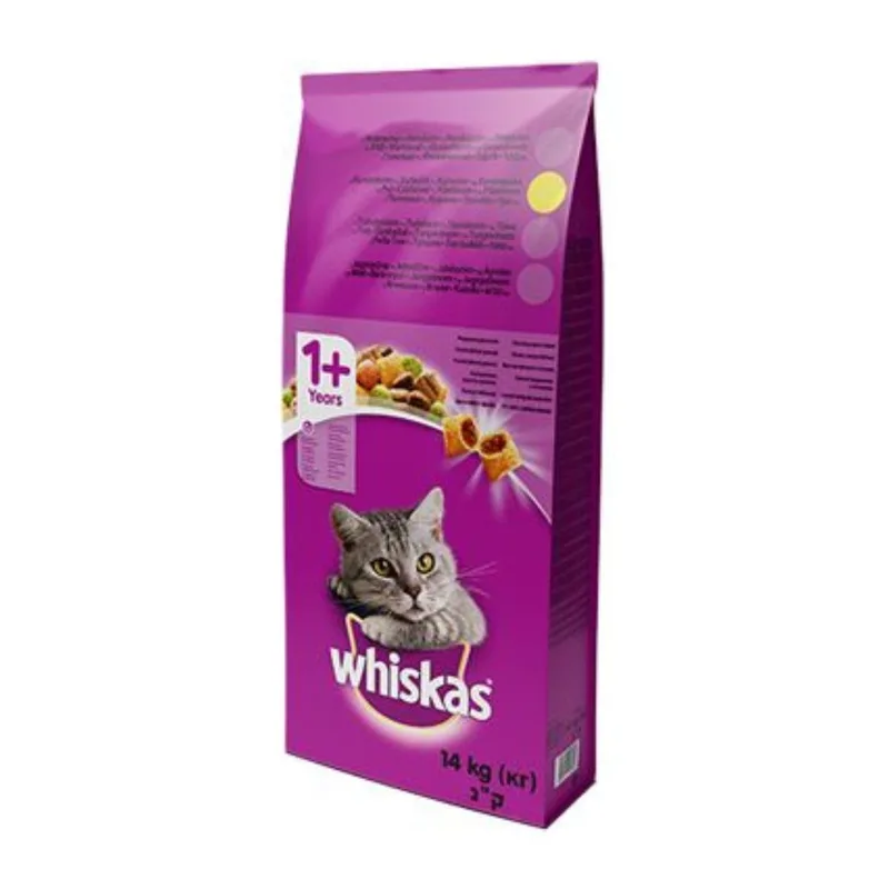 Whiskas briketi piletina 14 kg 520212