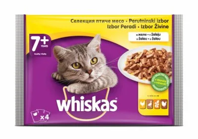 Whiskas Pouch Adult Meso Selection 4x100 g