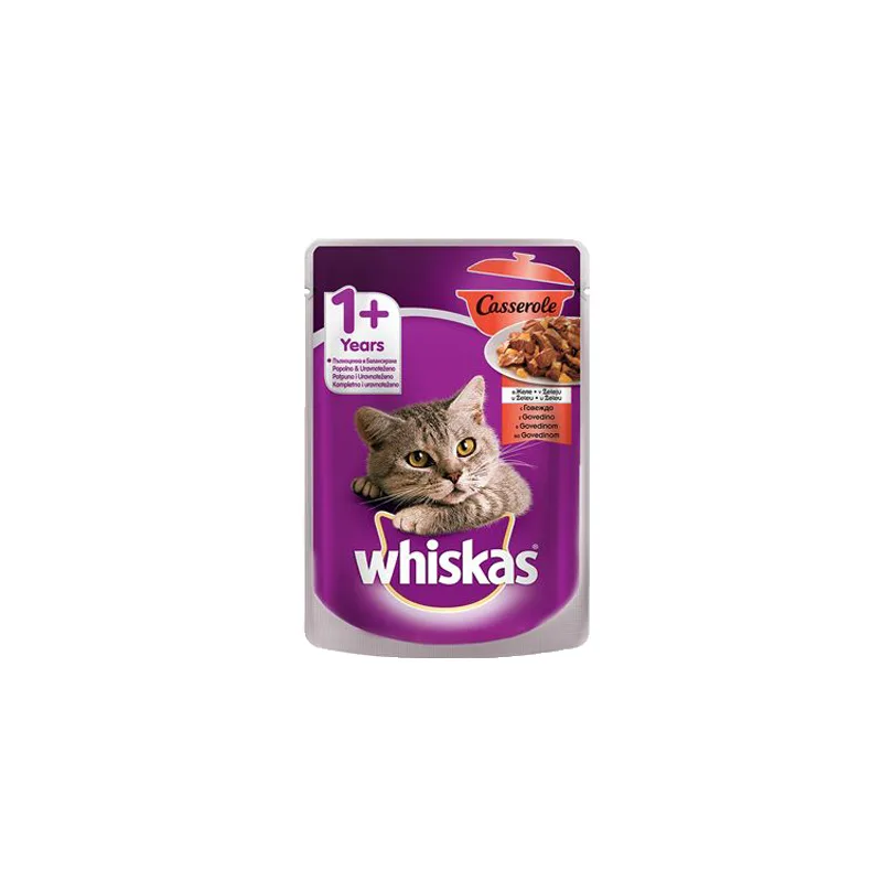 Hrana Whiskas Caserole Govedina 85 Gr