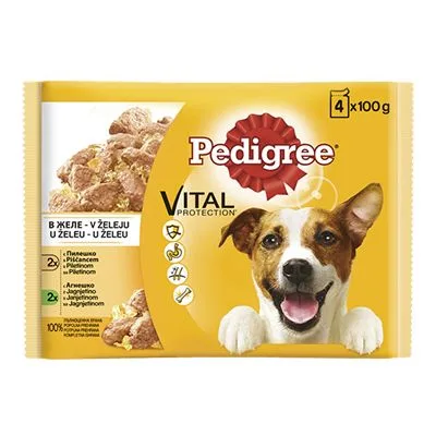 Hrana Za Pse Pil I Jag 4x100 g Pedig