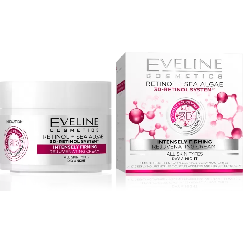 Eveline +6 3d Retinol Day&night Cream 50 ml