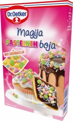 Ukras Za Tortu Magija Pastelnih Boja Dr.oetker 70 g