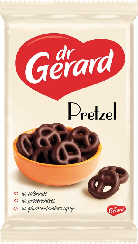 Keks Pretzel Čoko 165 g Dr Gerard