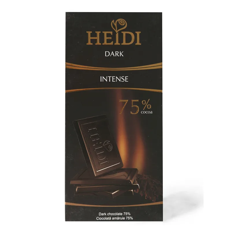 Cokolada crna Intense 75% Heidi 80 g