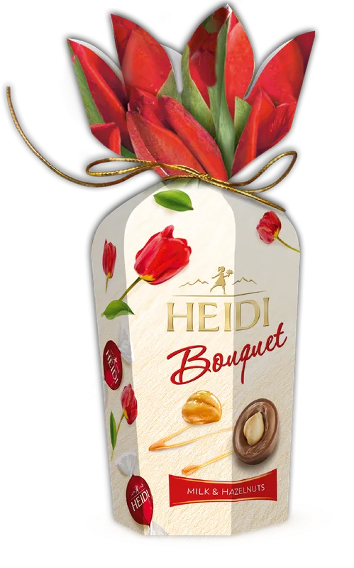 Bombonjera Bouquet Flower Hazelunts 120 g Heidi