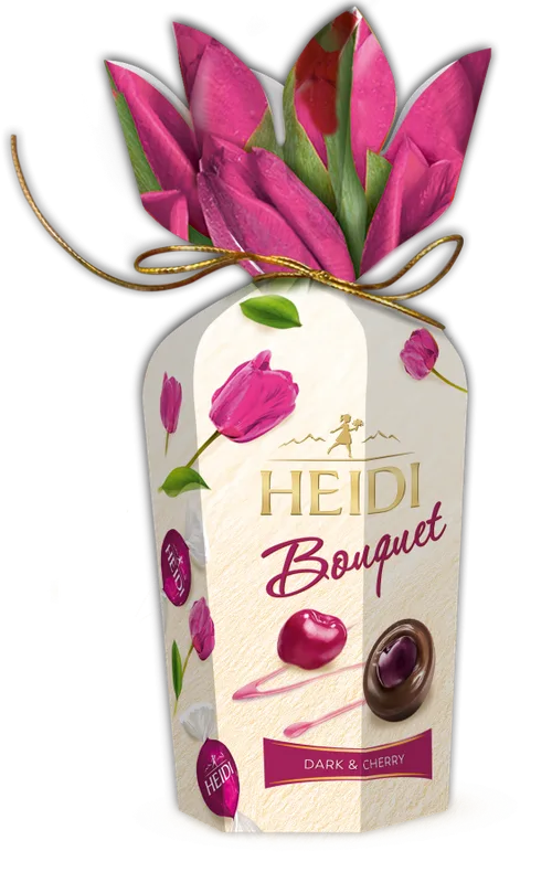 Bombonjera Bouquet Flower Cherry 120 g Heidi