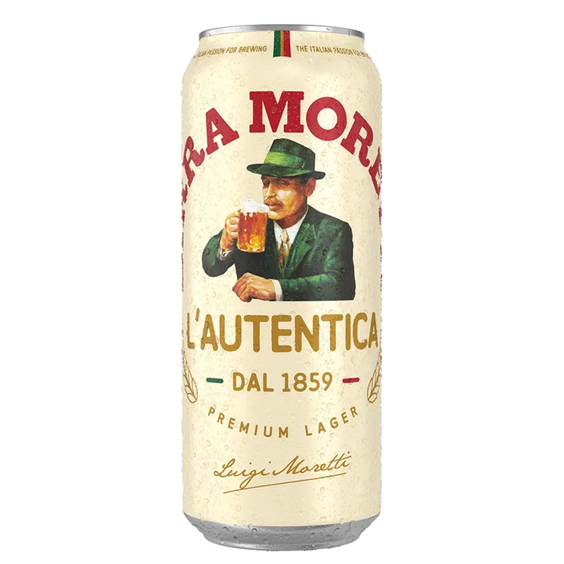 0,5 l Birra Moretti Svetlo Lim