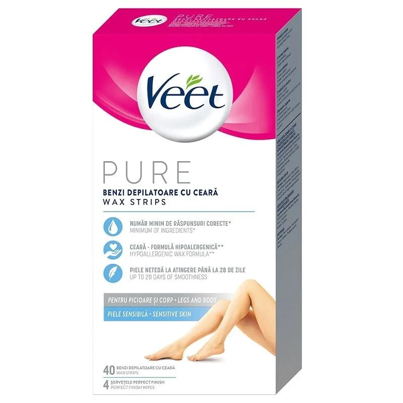 Trake Za Depilaciju Pure 40/1 Veet