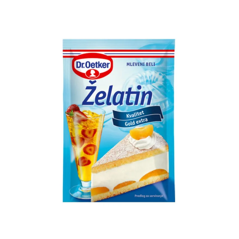 Zelatin Beli 10 g Dr.oet 067