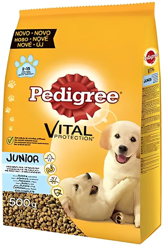 Hrana Za Pse Pedigree Junior 500 g Sa Piletinom I Povrćem