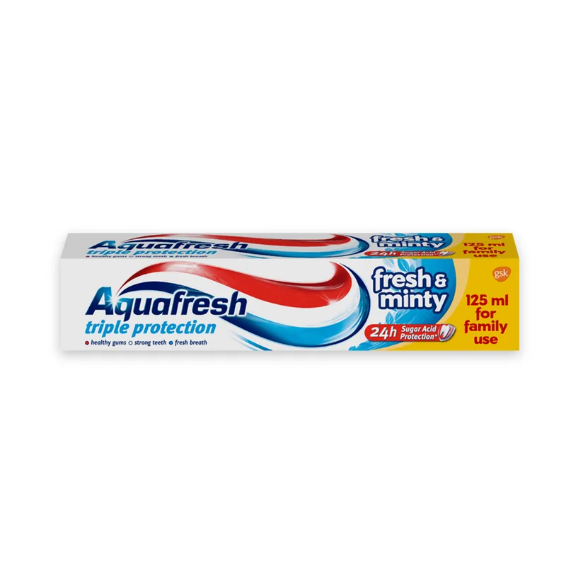 Pasta Za Zube Aquafresh 125 ml Fresh And Minty